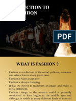Introduction To Fashion