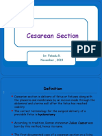 Cesarean Section Types and VBAC