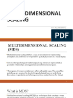 Multi-Dimensional Scaling