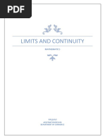 Limits and Continuity