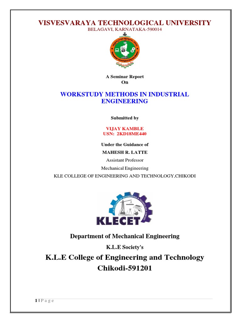 Work Study Methods In Industrial Engineering Pdf Industrial