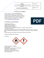 FISPQ - Alcool Isopropilico