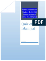 Islamiat Quiz