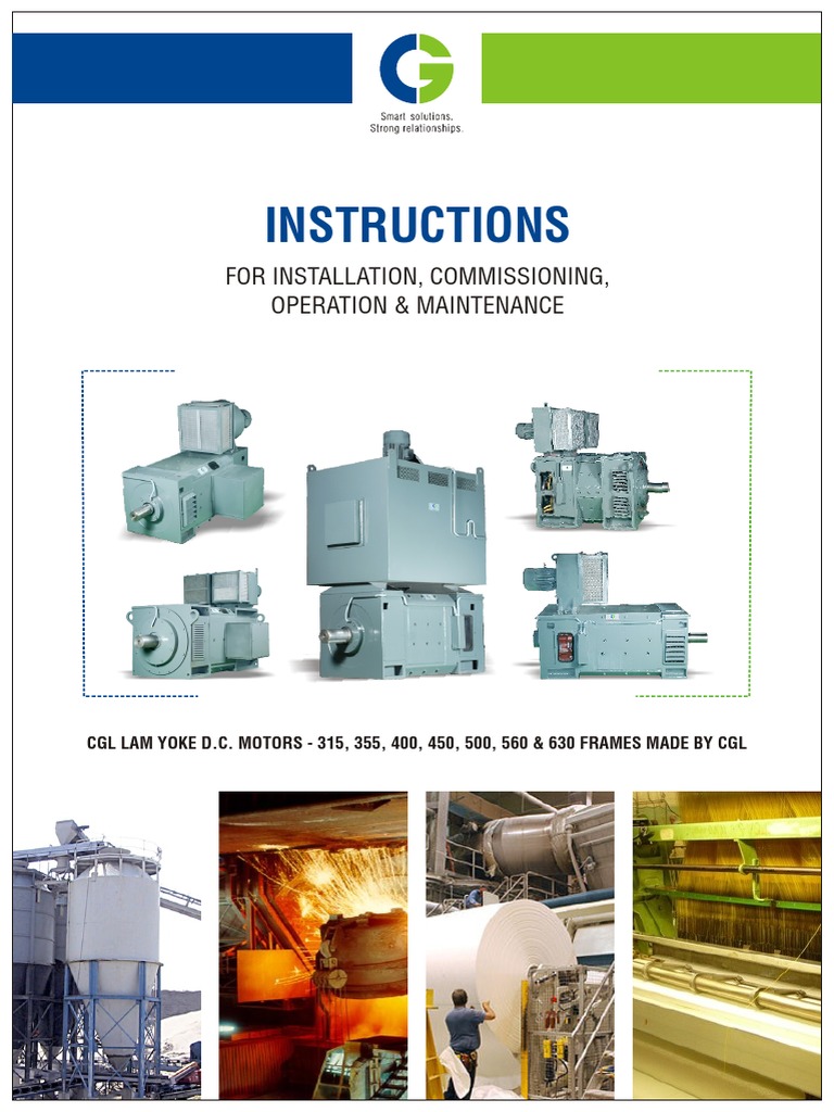 Instructions: For Installation, Commissioning, Operation & Maintenance ...