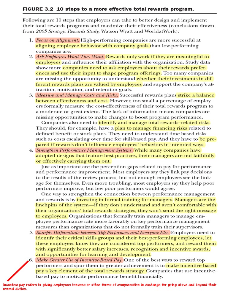 10 Steps To A More Effective Total Rewards Program | PDF | Incentive ...