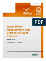 Water Meter M&V Best Practice