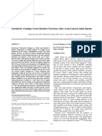 Plyometric Training Versus Resistive Exercises After Acute Lateral Ankle Sprain