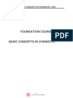 FC (Basic Concepts in Chemistry) - 2021