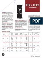CFV CFVB: Voltage Relays