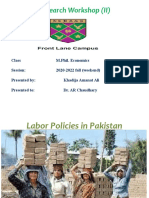 Labor Policies and Industrial Relations