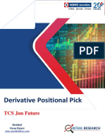 Derivative Stock Pick 8 Jun 2021 Tcs Jun Fut