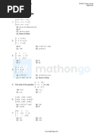 Question - Matrices Determinants Sheet - MathonGo BITSAT Crash Course