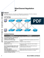Switch Lab: Etherchannel Negotiation Protocols: Pagp: Objective