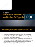 Difference Between ICH-GCP and Indian GCP Guidelines PGI