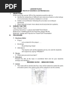 Lesson Plan 6 Electrical Installation and Maintenance I. Objectives