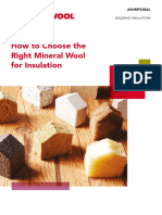 How To Choose The Right Mineral Wool For Insulation