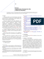 Analysis of Isopropylbenzene (Cumene) by Gas Chromatography (External Standard)
