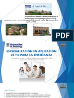 Información General (Especialización) UDES 2020