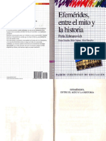 308660601 Entre El Mito y La Historia Perla Zelmanovich PDF