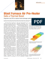 Blast Furnace Air Pre-Heater: Gets A Thermal Boost
