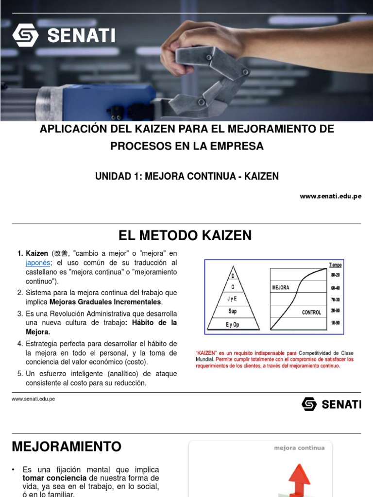 Aplicación del Kaizen en Empresas | PDF | Producción y fabricación ...