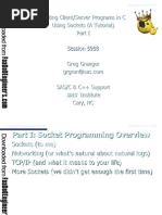 C Socket Programming Tutorial Writing Client Server Programs in C Using Sockets Corporate Microcomputing Department