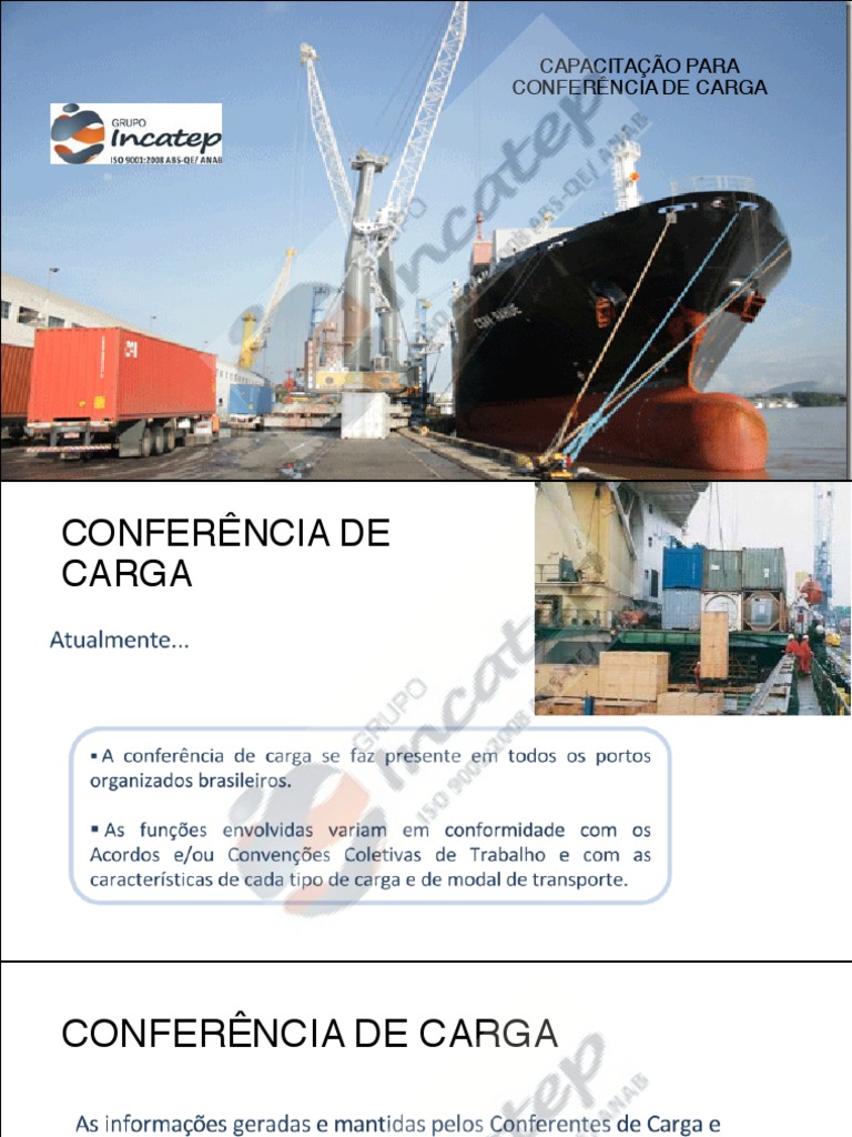 Treinamento de Conferente de Carga PDF