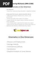 Engineering Dynamics Linear Motion