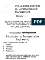 E2-Highways, Airports and Ports - Planning, Construction and Management