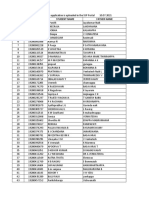 List of Students Whose Application Is Uploaded in The SSP Portal