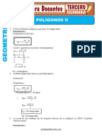 Ejercicios de Poligonos II para Tercero de Secundaria