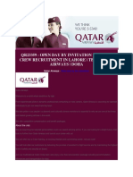 QR23359 - Cabin Crew