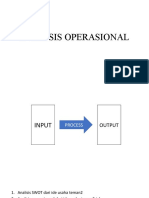 Analisis Operasional