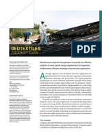Technical Data Sheets of BIDIM GEOTEXTILES | PDF | Nonwoven Fabric ...