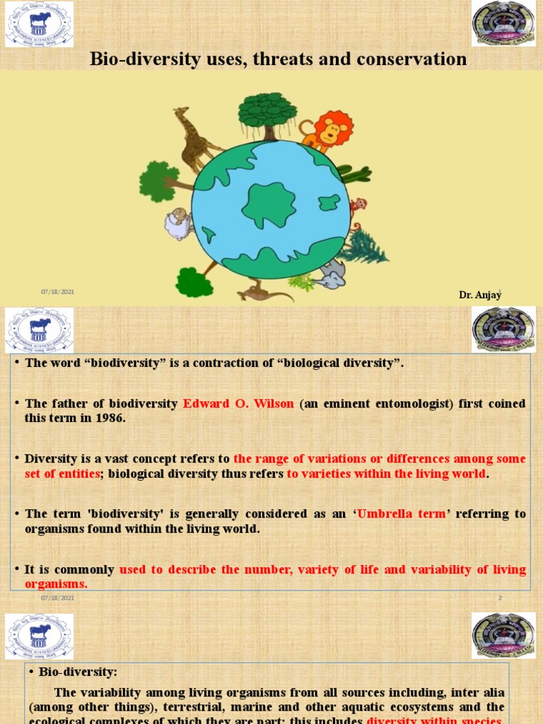 Biodiversity: Uses, Threats, and Conservation | PDF | Genetic Diversity ...