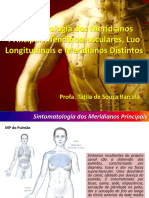 Sintomatologia Dos Meridianos Principais, Tendinomusculares, Luo Longitudinais e Meridianos Distintos