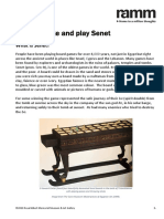 Make and Play Senet