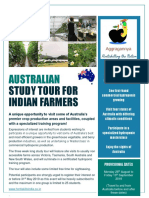 Australian Study Tour For Indian Farmers