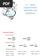 Proofing Basic Trig Identities