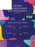 Aturan Penulisan Huruf - Tandabaca