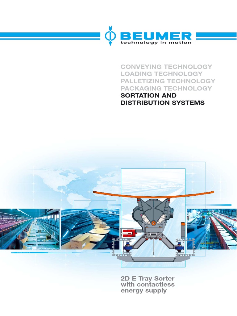 BEUMER 2D E Tray Sorter Overview | PDF | Programmable Logic Controller ...