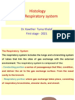 The Respiratory System PP First - Stage 2021