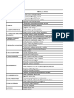 Actividades de Mantenimiento