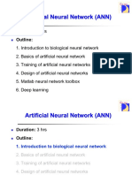 Artificial Neural Network (ANN) : Duration: 8 Hrs Outline