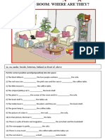 Practice With Prepositions of Place Picture Description Exercises 105533
