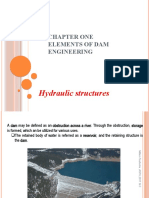 Hydraulic Structures: Chapter One Elements of Dam Engineering