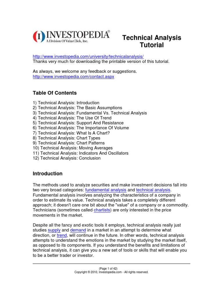 Fundamental analysis for forex pdf