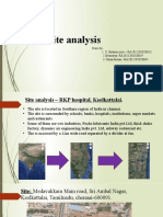 Site Analysis: Done By-1. S. Ibrahim Rizvi - RA1811201020013 2.sivasurya - RA1811201020019 3. Hema Kumar - RA1811201020045