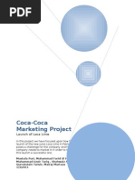 Download Coca Cola Marketing Project by Farid Ul Haq SN51633243 doc pdf