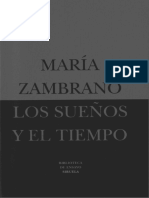 Los Sueños y El Tiempo by María Zambrano